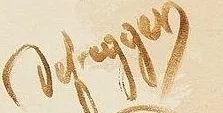 Signature de Defregger