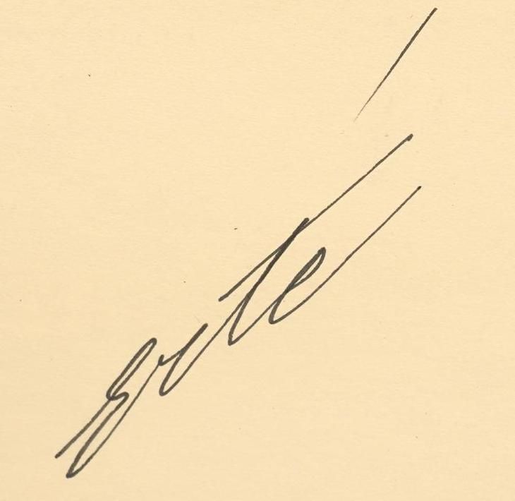 Signature de Erté