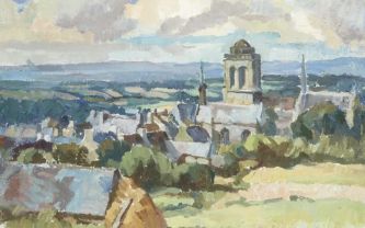 Sydney Thompson, gouache sur papier