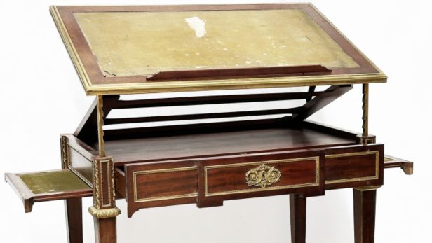 Table écritoire à système par Paul SORMANI (1817-1886)