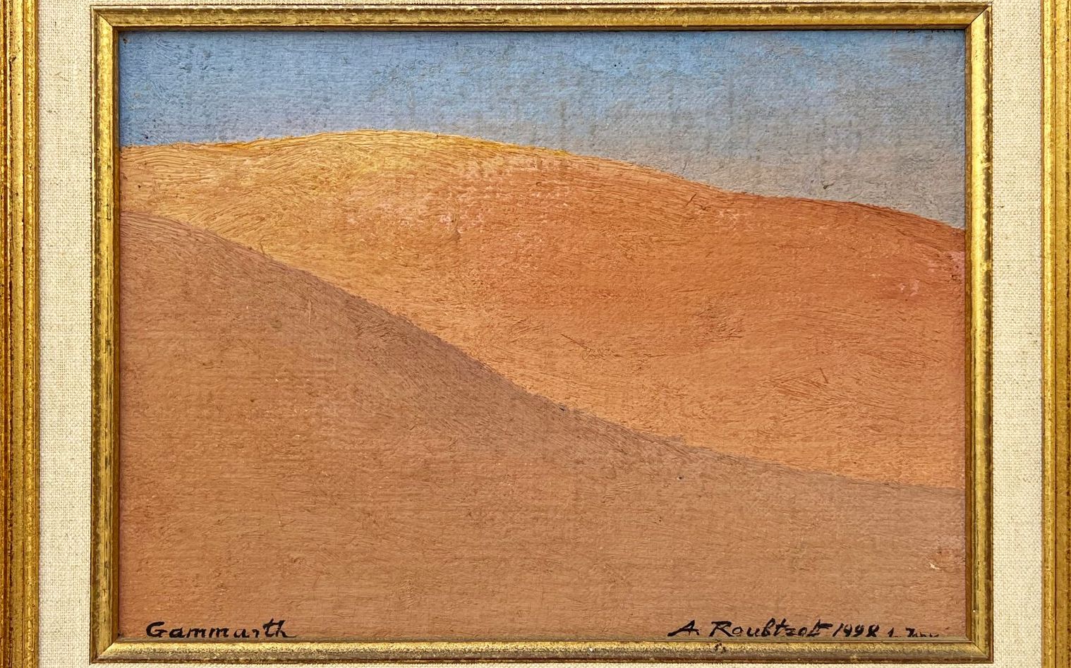 Roubtzoff, huile sur toile