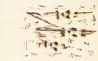 Martial Raysse, pastel et aquarelle sur papier