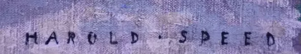 Signature de Harold Speed