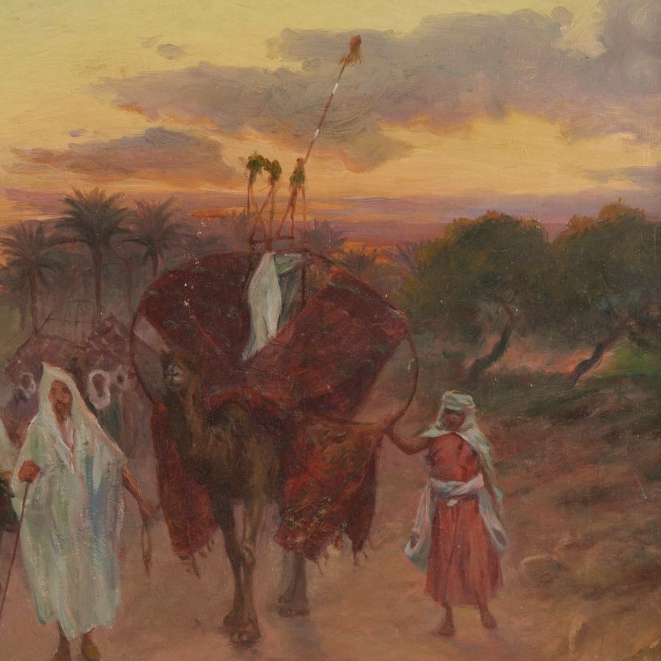 Marie Dominique Siciliano, huile sur toile