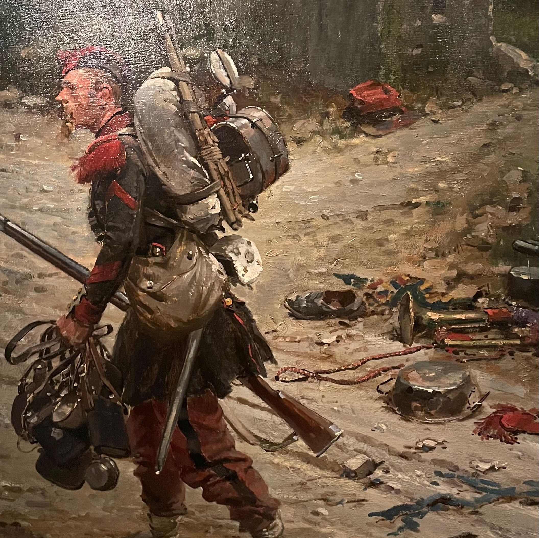 Detaille, huile sur toile