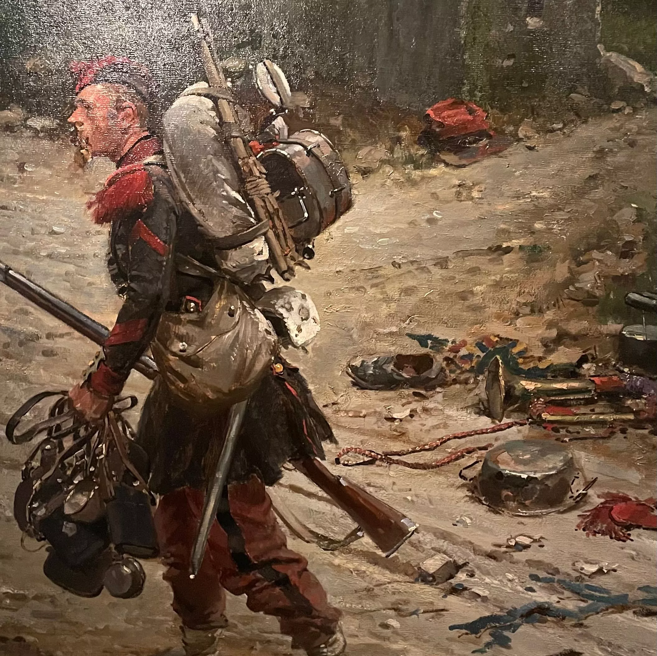 Detaille, huile sur toile