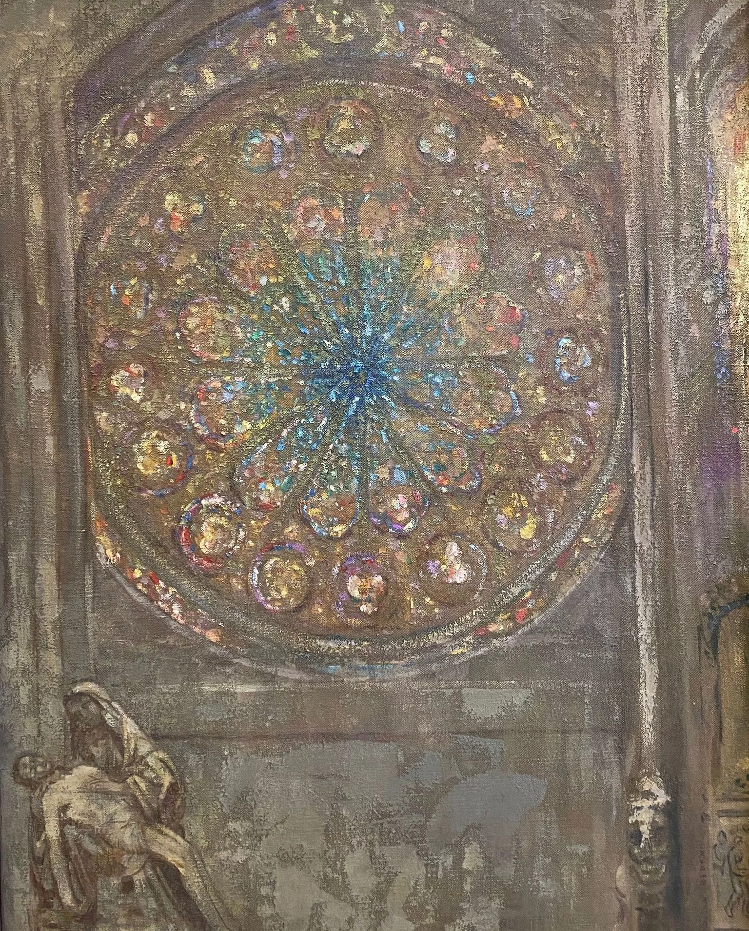Odilon Redon, huile sur toile