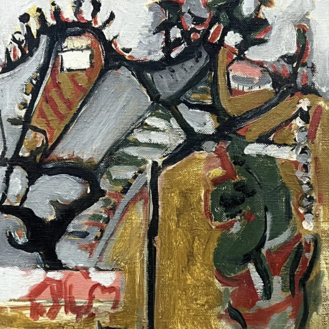 &Eacute;doaurd Pignon, huile sur toile