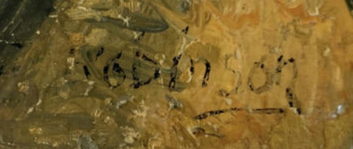 Signature de Theodore Robinson