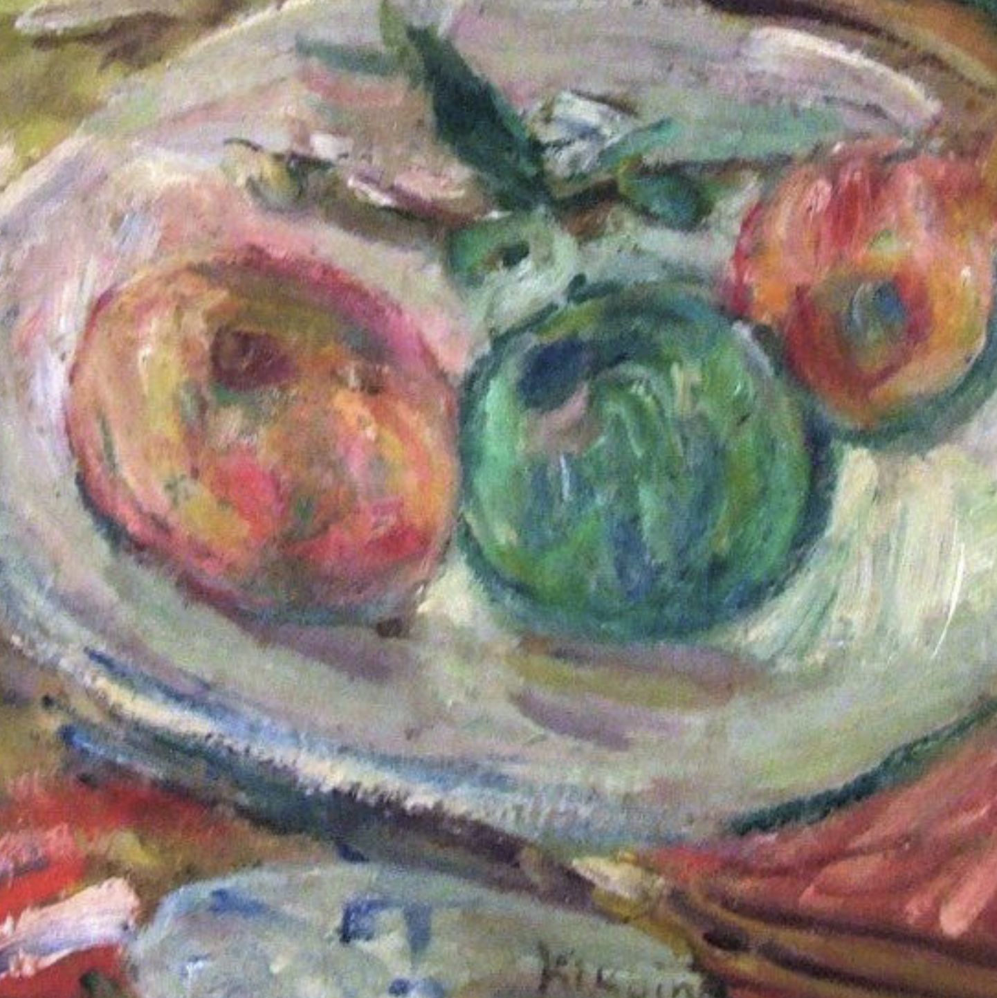 Kikoine, huile sur toile