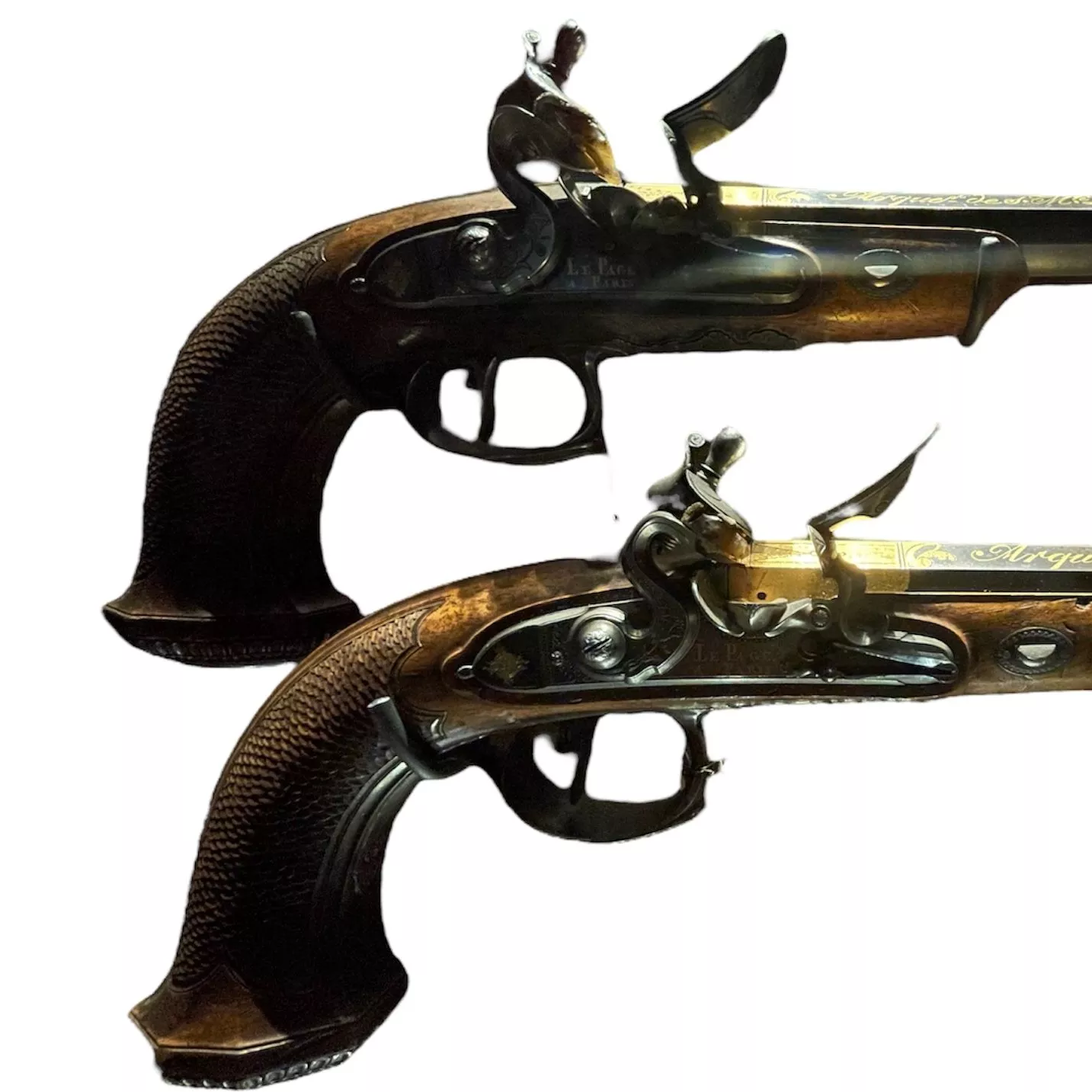 Pistolets &agrave; silex, Boutet