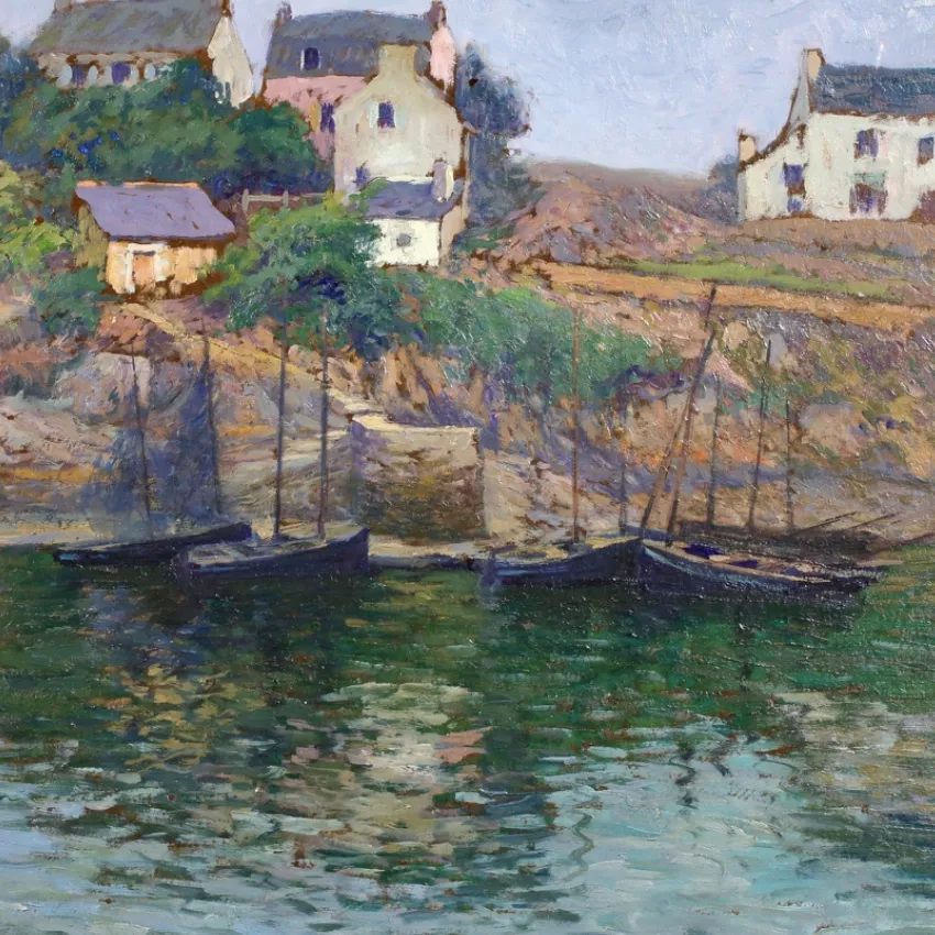 Paul Madeline, huile sur toile