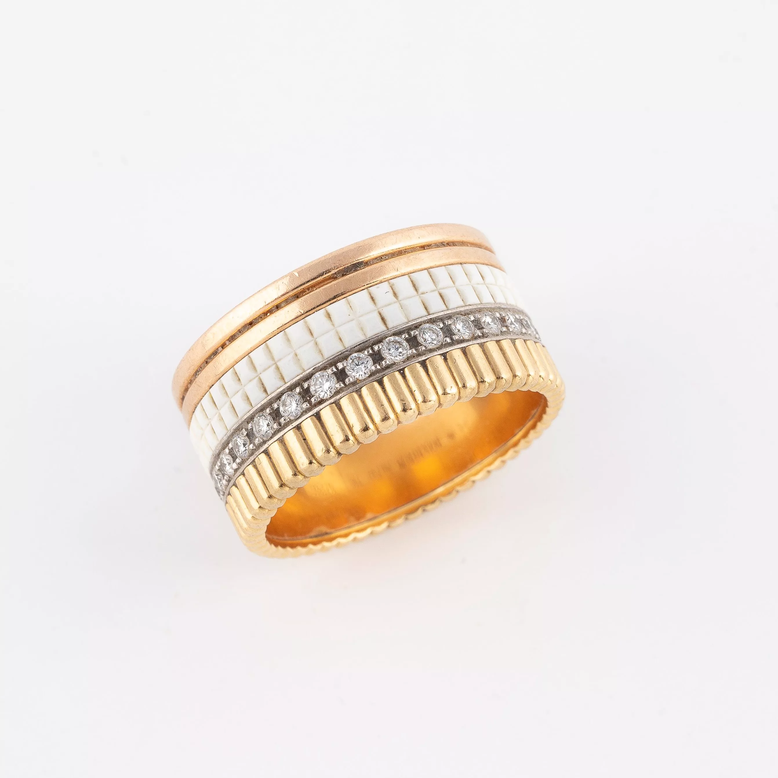 Boucheron, bague en or jaune mod&egrave;le quatre