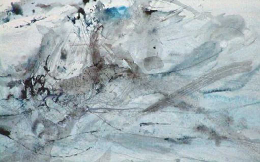 Zao Wu Ki, aquarelle