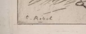 Signature de Th&eacute;odule Ribot