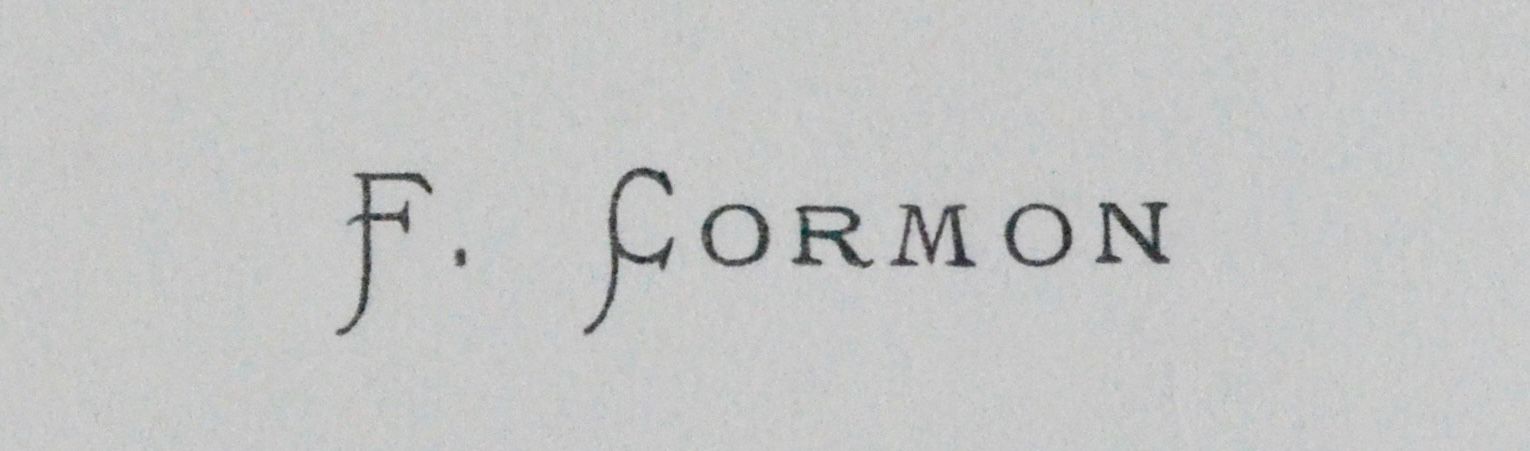 Signature de Fernand Cormon