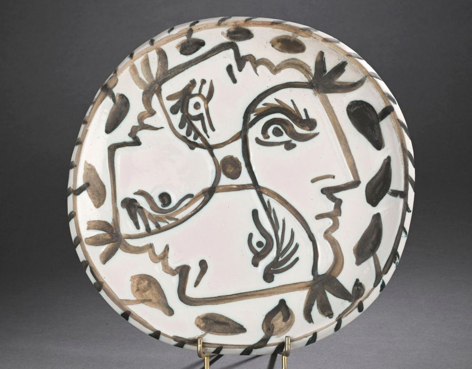 Atelier Madoura, d'après Picasso, assiette en céramique